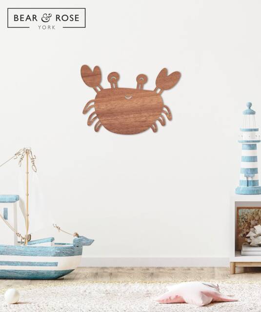 Crab Wall Decor Home - Nursery/Kids Animals Children Room Marine Sealife - image 1