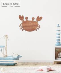 Crab Wall Decor Home - Nursery/Kids Animals Children Room Marine Sealife - thumbnail 1