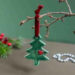 Ceramic Christmas Tree Decoration - thumbnail 3
