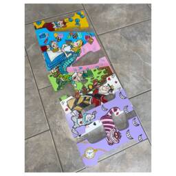 Hand Painted Alice in Wonderland Letters - Per Letter - thumbnail 3