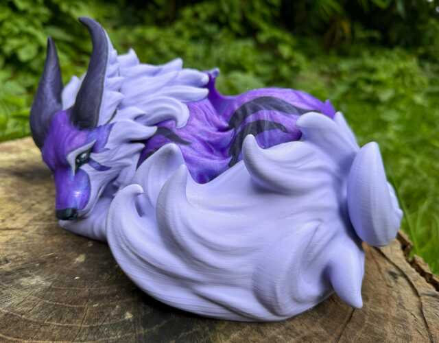 Glimmerfur Vulpin Large Planter 24cm X 19.5cm 12.5cm 3D Printed Figure - image 1