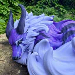 Glimmerfur Vulpin Large Planter 24cm X 19.5cm 12.5cm 3D Printed Figure - thumbnail 3