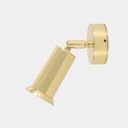 Jasper Modern Brass Wall Spotlight With Swivel 5.5 - thumbnail 3