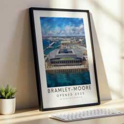 Goodbye Goodison 1892-2025 Art Painting Print - Poster Showing Everton Area in Liverpool Impressionist Gift For Him Bramley-Moore Set Of 2 - thumbnail 3