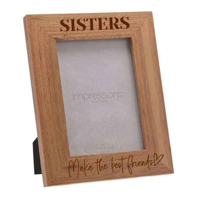Sisters Make The Best Of Friends Photo Frame, Picture Frame For Sister, Gift Birthday Present - image 1
