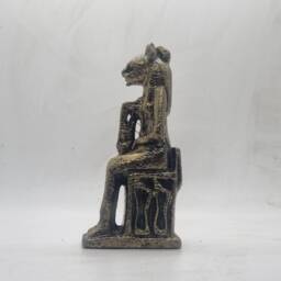 Goddess Bastet Statuette. 3D Printed Cat Deity Figurine, Egyptian Goddess, Resin Statue, Ancient Queen Gift Idea, Animal Ornament - thumbnail 3