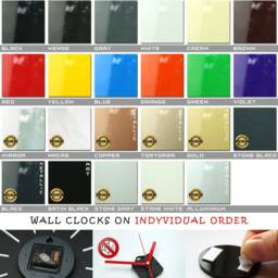 Clock Butterfly 24 Colors Wall Clock - thumbnail 3