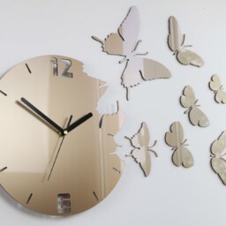 Clock Butterfly 24 Colors Wall Clock - thumbnail 2