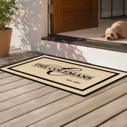 Customizable Personalized Family Doormat - Unique Housewarming Gift - thumbnail 4
