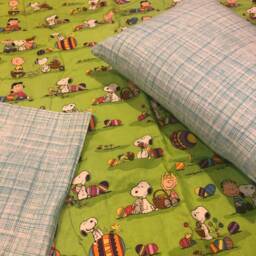 Snoopy Peanuts Gang Easter Pillow, Pillowcase & Quilted Blanket Set - thumbnail 4