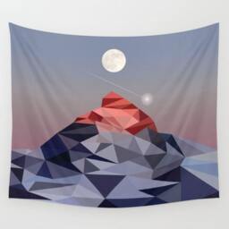 Mondern Wall Tapestry, Mountain Tapestry, Nature Wall Tapestry, Wanderlust, Boho Tapestry, Dorm Tapestry - thumbnail 2