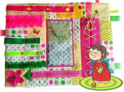 Fidget Quilts For Alzheimer's , Dementia Busy Blanket Finget Lap Activity Sensory Gift Grandmother Autism - thumbnail 1