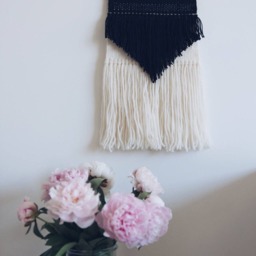 Natural Aztec Style Wall Hanging/Geometric/Minimal/Aztec Style/Woven Hanging/Wall Art Tapestry/Nursery Room - thumbnail 2