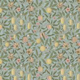 Custom Made William Morris Pomegranate Cornflower Blackout/Lining Curtains Pinch /Triple/Double Pleat - thumbnail 2