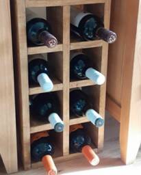 Wooden Wine Rack/ Display Stand - Double