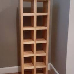 Wooden Wine Rack/ Display Stand - Double - thumbnail 2