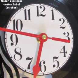 Free Shipping Fishing Lake Themed Vinyl Album Record Clock Made in The > Usa - thumbnail 3