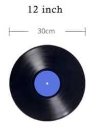 Free Shipping Fishing Lake Themed Vinyl Album Record Clock Made in The > Usa - thumbnail 4