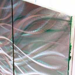 Abstract Metal Wall Sculpture, Modern Art Painting - thumbnail 4