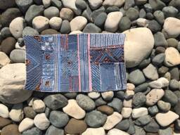 Denim Rug Super Soft Chenille Throw Kitchen Bath Bedroom Rugs Recycled Blue Jeans - thumbnail 1