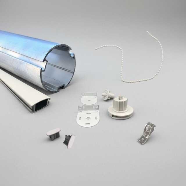 Roller Blinds Kit Heavy Duty - 45mm Tube & Bottom Bar + Full - 60cm-350cm - image 1