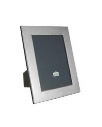 sterling Silver Herringbone Photo Frame, Mahogany Back - 5x3.5 - thumbnail 1