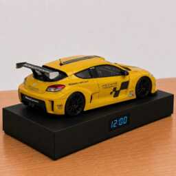 Renault Megane Trophy Car Alarm Clock - Realistic Engine Sound, Handmade, Enthusiast Gift - thumbnail 3