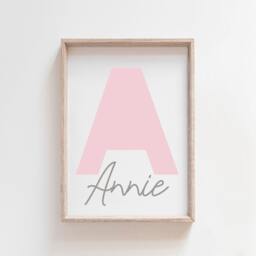 Set Of 2 Girls Affirmation Print, I Am Pastel Nursery Personalised, Bedroom Prints, Wall Art, Playroom, Am Loved - thumbnail 2