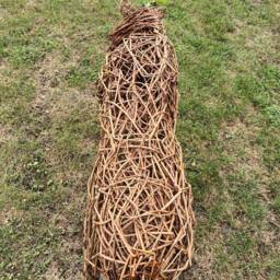 Horse, Pony, Animal, Willow Sculpture, Custom Order, Made To Wicker, Natural, Outdoor Decoration, Commission - thumbnail 3
