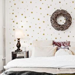 3 Size Mini Star Wall Decal/Small Stars Decal 130 Stars Pattern Kids Room Nursery Home Decor - thumbnail 1