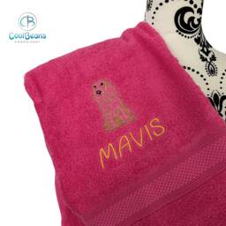 Dog Towels - Cocker Spaniel Personalised - thumbnail 1