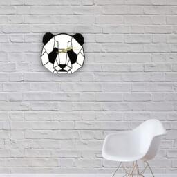 Kids Clocks - Panda Clock Wall Vinyl Record Kitchen Home Decor Wall Art Graphic - thumbnail 2