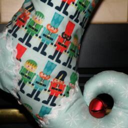 Christmas Stocking With Personalized Name Tag - Elf - thumbnail 3
