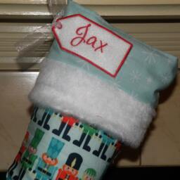 Christmas Stocking With Personalized Name Tag - Elf - thumbnail 4