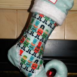 Christmas Stocking With Personalized Name Tag - Elf - thumbnail 2