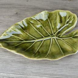 Soap Dish, Ceramic Bowl, Leaf, Handbuilding Techniques, Gift, Bathroom Decor, Green Dish, Ceramics & Pottery - thumbnail 2