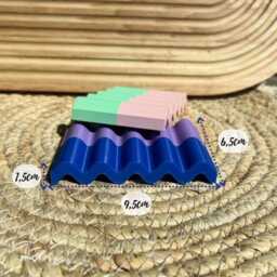 Modern Soap Dish For The Bathroom - Minimalist Holder With Drain Two-Tone Accessory - thumbnail 3