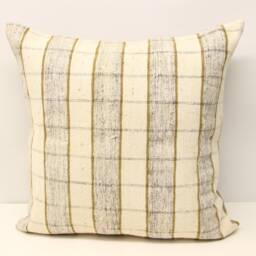 Handmade Wool Kilim Pillow Cover 20x20, Retro Home Decor - thumbnail 1