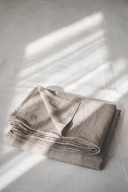 Natural Linen Flat Sheet in Various Colors, Custom Size Bed Sheets, Softened Made From Medium Weight Linen, Top Sheet - image 1