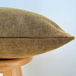 Camel Brown Linen Pillow Cover Boho Throw Cushion - All Duties Paid Usa - thumbnail 4