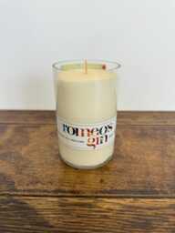 Romeo's Gin Bottle Candle - Lemongrass & Ginger Scented Soy Wax Romeo Juliet Valentines Day Gift - thumbnail 1