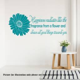 Daisy Flower Wall Decal - Removable Vinyl Art, Home Decor - thumbnail 4