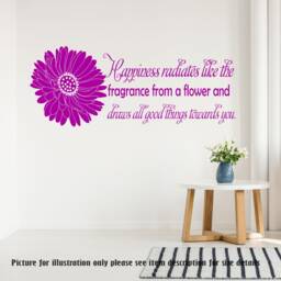 Daisy Flower Wall Decal - Removable Vinyl Art, Home Decor - thumbnail 3
