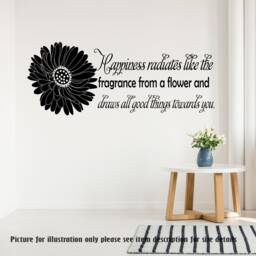 Daisy Flower Wall Decal - Removable Vinyl Art, Home Decor - thumbnail 1