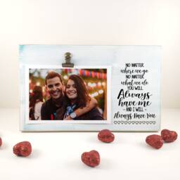Best Friend Picture Frame, You Will Always Have Me I Personalized, College Going Away Gift, Gift Of Support, Thank - thumbnail 3
