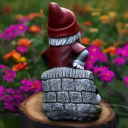 Garden Gnome Sculpture Outdoor Football Statue Massive Sports Decoration Handmade Ornament Gnome Lover Gift Yard Art - thumbnail 4