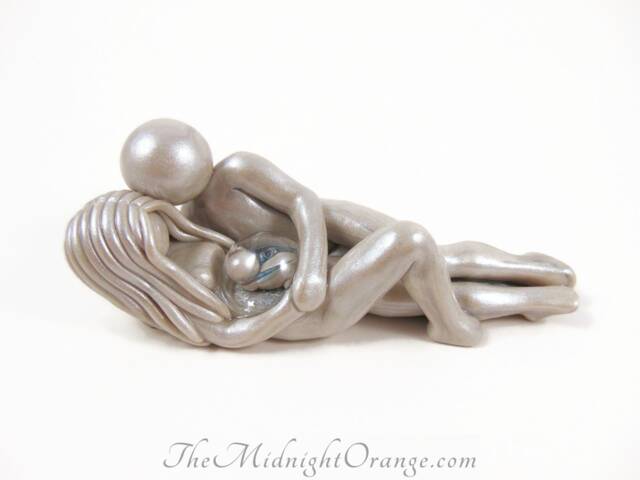 Angel in Womb Sculpture Custom Memorial Gift - image 1