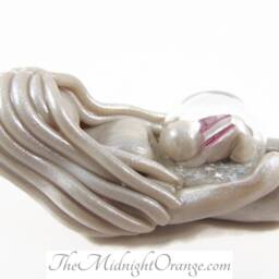 Angel in Womb Sculpture Custom Memorial Gift - thumbnail 3
