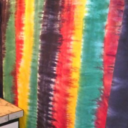 Tie Dyed Shower Curtain Custom Made For Your Bathroom-You Design, You Choose The Colors #dailyestysales - thumbnail 3