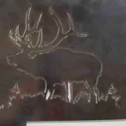 Metal Wall Art. Montana Elk Decor. Gift. Wildlife. Souvenir - thumbnail 3